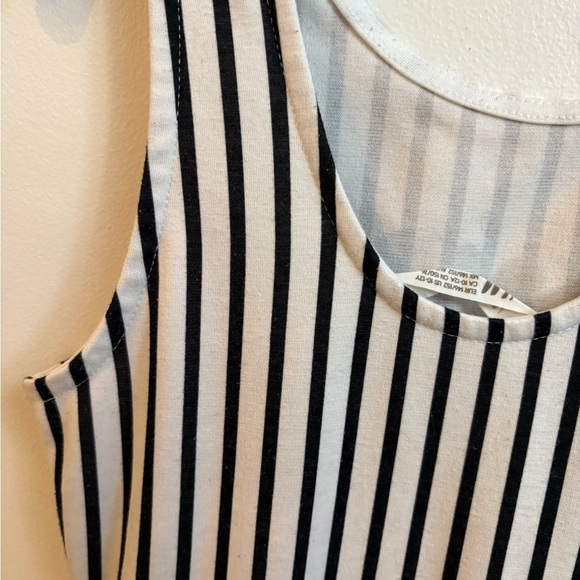 Disney Mickey Mouse Striped Kids Dress - Black and White 10 years - Picture 5 of 5